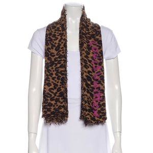 Louis Vuitton Leopard Graffiti Scarf